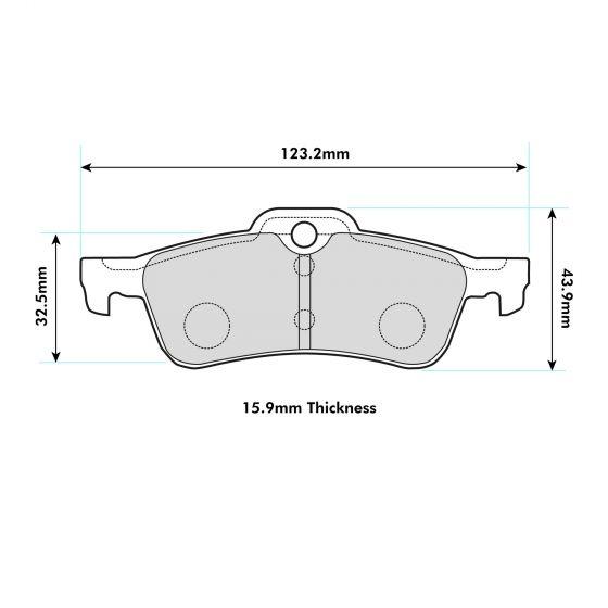 PBS Protrack Performance Brake Pads