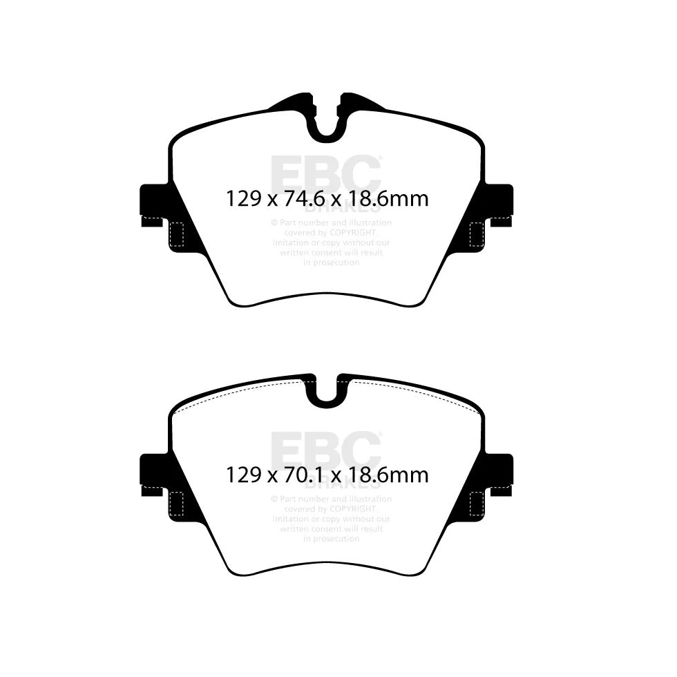 EBC Ultimax2 Brake Pads (FRONT) - Toyota Supra GR A90