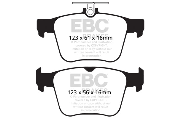 EBC RP-1 Racing Brake Pads (REAR) - Audi TTS Quattro 8S