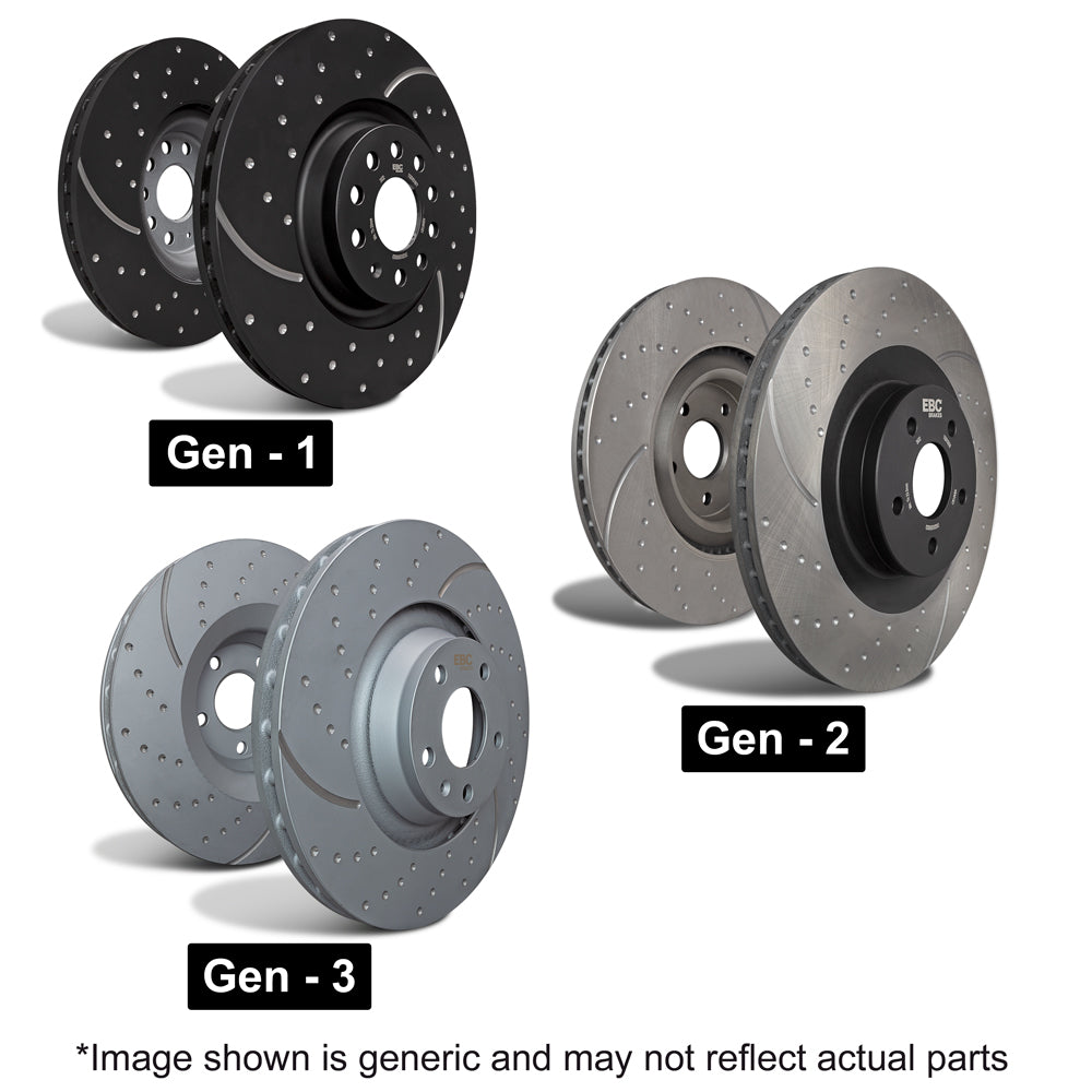 EBC GD Sport Brake Discs (REAR) - Toyota GT86 ZN6