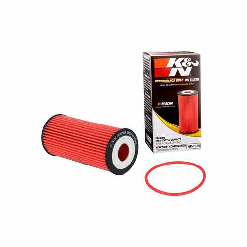 K&N High Performance Oil Filter (HP-7038) - Volkswagen Polo GTI 6R/AW MK5/MK6