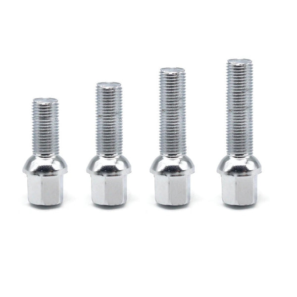 Bimecc Steel Wheel Bolts (Chrome) Radius - Audi R8 Quattro 42/4S