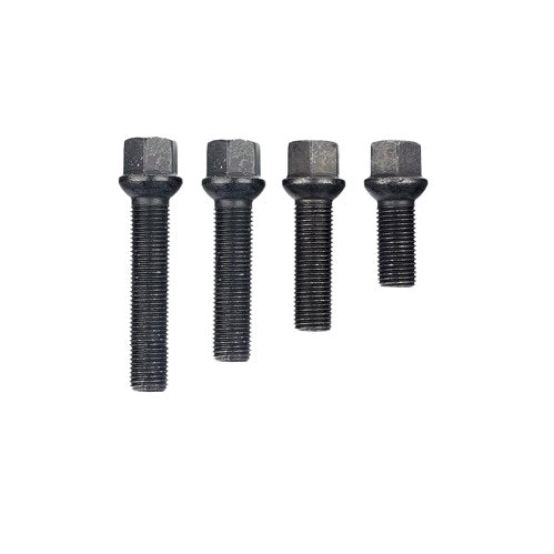 Bimecc Steel Wheel Bolts (Black) Radius - Audi RS3 Quattro 8P/8V/8Y