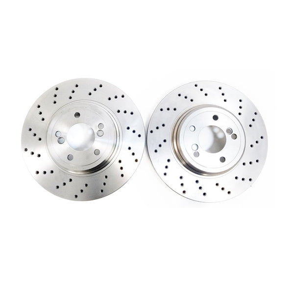 MTEC Performance Drilled Brake Discs (Rear) - Mercedes C Class C63 AMG C204/W204