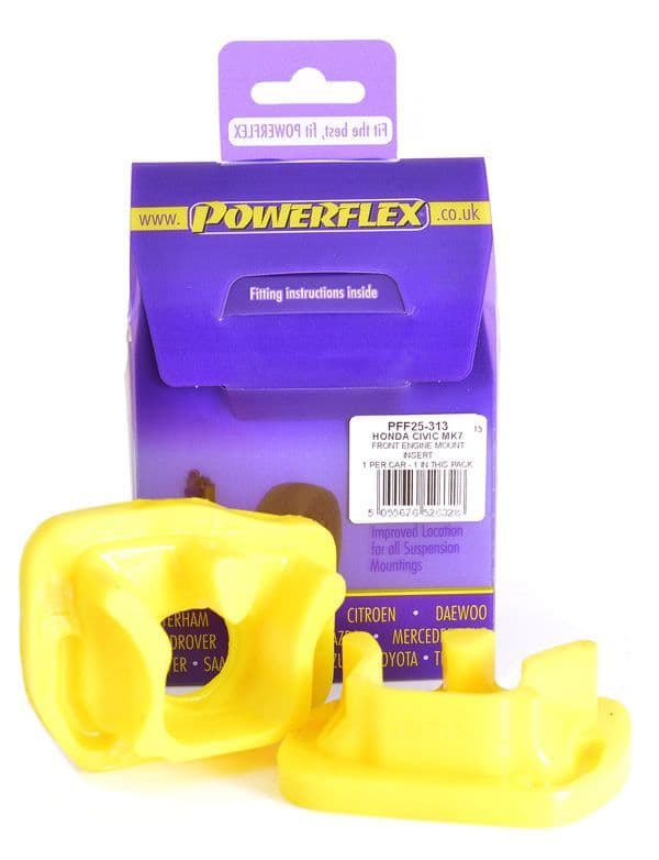 Powerflex Road Series Front Engine Mount Bush Insert Kit - Honda Civic EP3/Integra Type R DC5