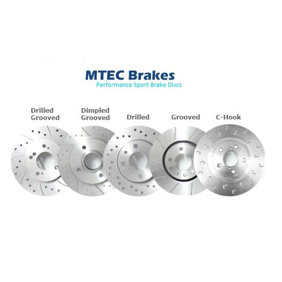 MTEC Performance Brake Discs (Rear) - Ford Focus ST MK2