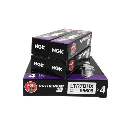 NGK Ruthenium HX Performance Spark Plug Set (LTR7BHX) - Ford Fiesta ST MK7