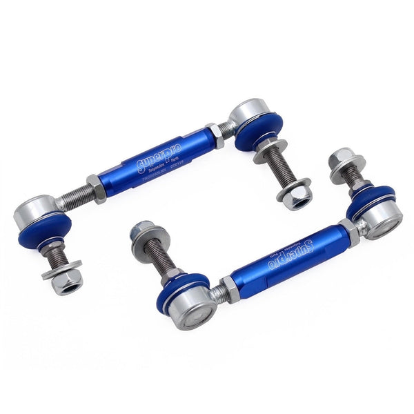 SuperPro Heavy Duty Adjustable Drop Link Set (FRONT) - Subaru Impreza WRX STi Hatchback GR