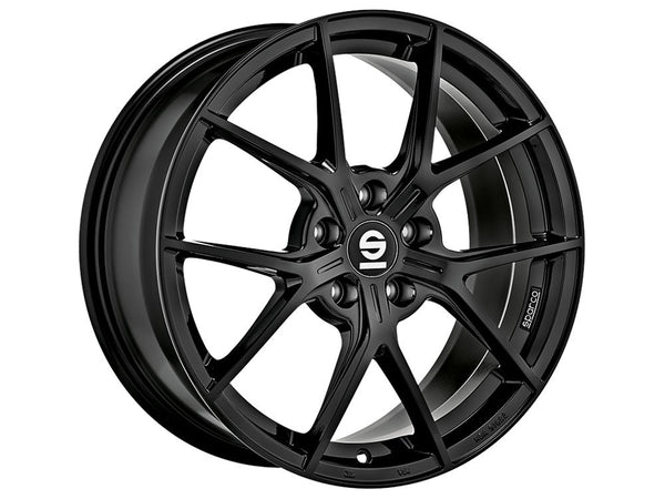 Sparco Podio 5x108 18" 8J ET50 Gloss Black Alloy Wheel