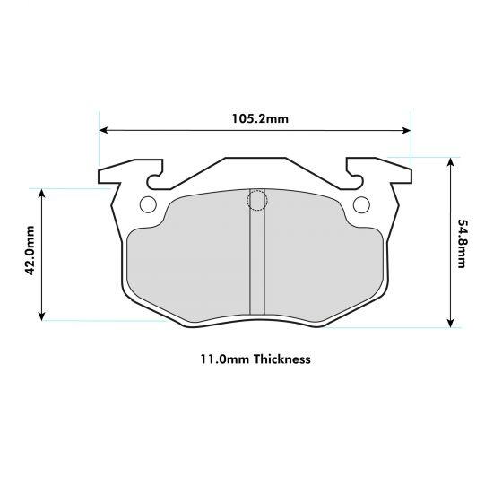 PBS Protrack Performance Brake Pads