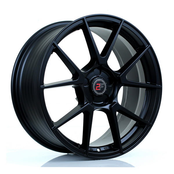 2FORGE ZF6 Custom PCD 19" 8.5J ET15-45 Matt Black Alloy Wheel