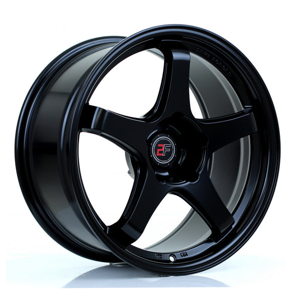 2FORGE ZF7 Custom PCD 18" 9J ET12-33 Matt Black Alloy Wheel