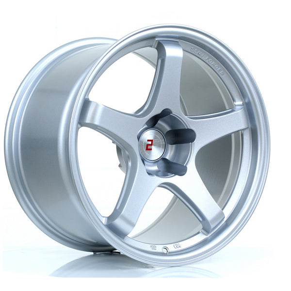 2FORGE ZF7 Custom PCD 18" 11J ET18-38 Crystal Silver Alloy Wheel