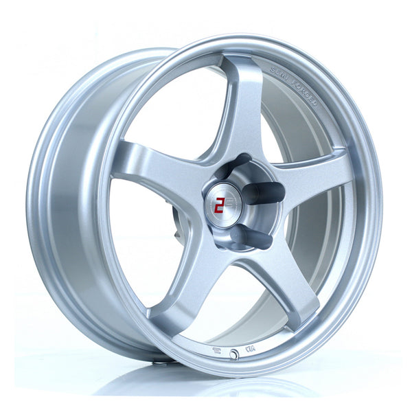 2FORGE ZF7 Custom PCD 18" 8J ET0-20 Crystal Silver Alloy Wheel