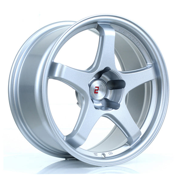 2FORGE ZF7 Custom PCD 18" 9J ET12-33 Crystal Silver Alloy Wheel