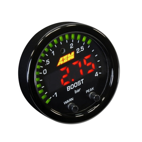 AEM X-Series Boost/Turbo Pressure 52mm Electrical Digital Gauge (PSI)