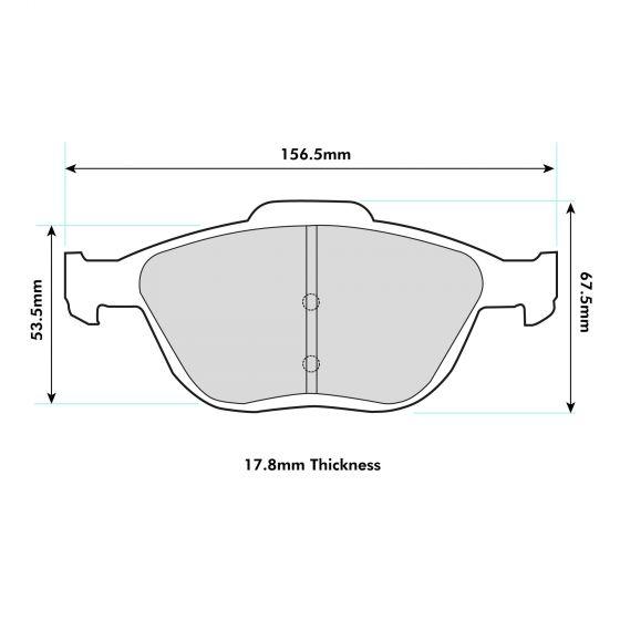 PBS Prorace Performance Brake Pads