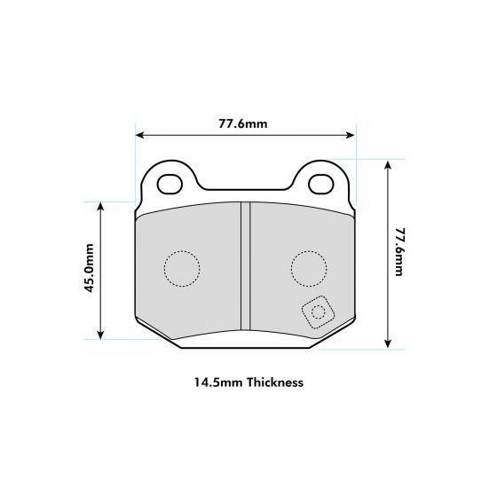 PBS Prorace Performance Brake Pads