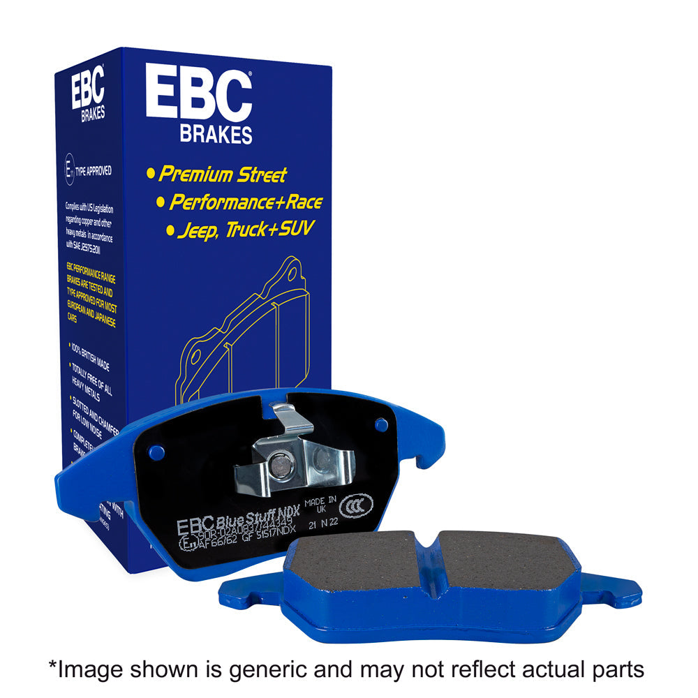 EBC Bluestuff Brake Pads (REAR) - Ford Fiesta ST MK7