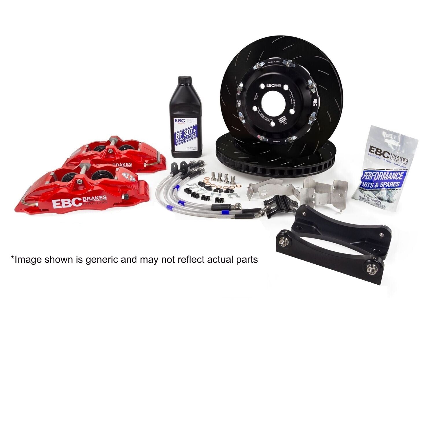 EBC Racing Apollo4 Balanced Big Brake Kit (FRONT) 330x28mm - Toyota GT86 ZN6