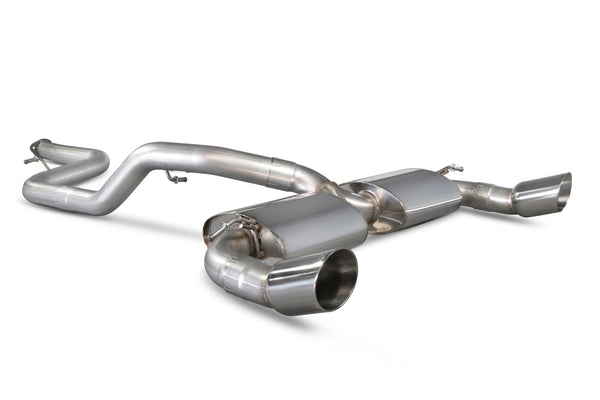 Scorpion Non-Resonated Cat Back Exhaust System (Daytona Tip) - Ford Focus MK2 RS