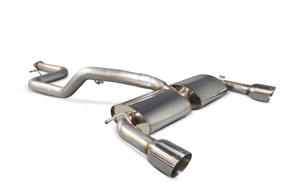 Scorpion 3" Non-Resonated Cat Back Exhaust System (Daytona Tip) - Ford Focus MK2 ST 225 2.5 Turbo