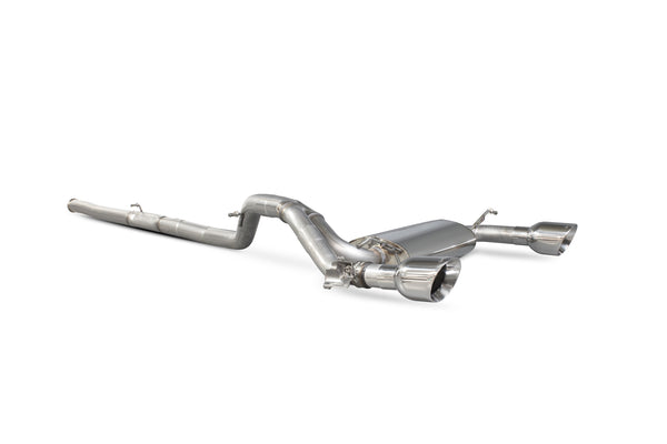 Scorpion Cat Back Exhaust System (Valved - Daytona Tip) - Ford Focus MK3 RS Non GPF Model Only