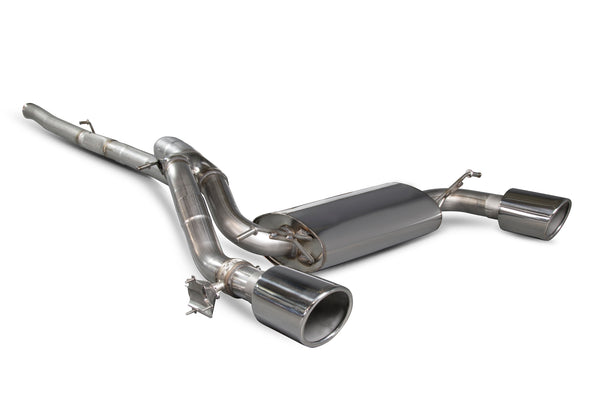 Scorpion Cat Back Exhaust System (Valved - Indy Tip) - Ford Focus MK3 RS Non GPF Model Only