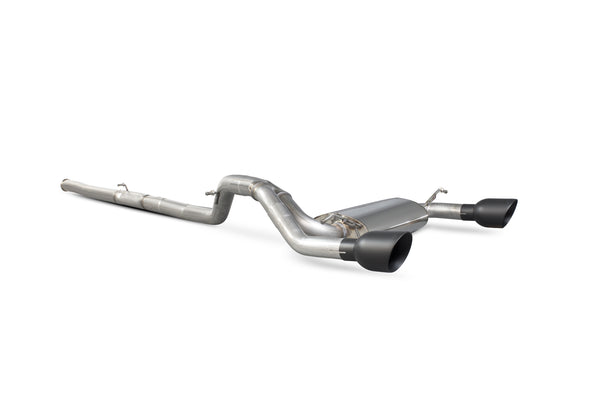 Scorpion Cat Back Exhaust System (Non-Valved - Daytona Black Tip) - Ford Focus MK3 RS Non GPF Model Only