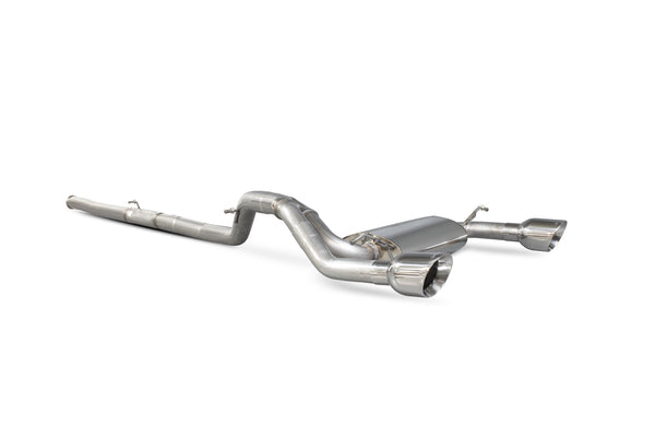 Scorpion Cat Back Exhaust System (Non-Valved - Daytona Tip) - Ford Focus MK3 RS Non GPF Model Only