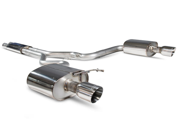 Scorpion Resonated Cat Back Exhaust System (Daytona Tip) - Ford Mustang 5.0 V8 GT Non GPF Model Only