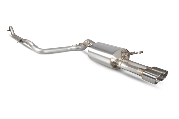 Scorpion Non-Resonated Cat Back Exhaust System (Daytona Tip) - Ford Fiesta Ecoboost 1.0T 100,125 & 140 PS