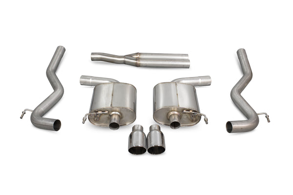 Scorpion Non-Resonated Cat Back Exhaust System (Daytona Tip) - Ford Mustang 2.3T Non GPF Model Only