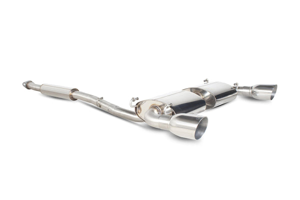 Scorpion Resonated Secondary Cat Back Exhaust (Daytona Tip) - Subaru GT86-Scion FR-S-BRZ Non GPF Model Only