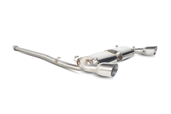 Scorpion Non-Resonated Cat Back Exhaust System (Daytona Tip) - Subaru GT86-Scion FR-S-BRZ Non GPF Model Only