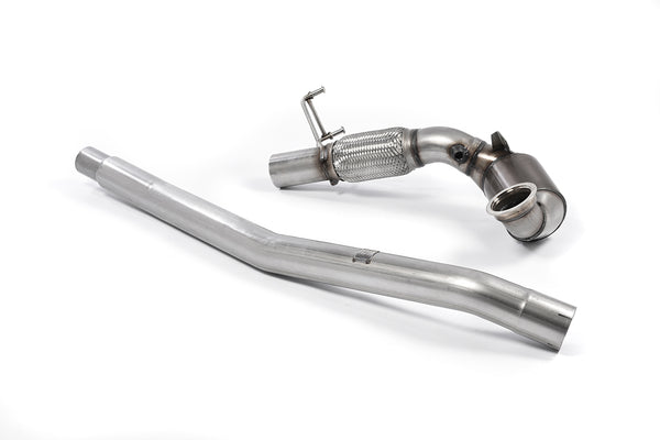 Milltek Large Bore Downpipe and Hi-Flow Sports Cat Exhaust - Volkswagen Golf MK7 R 2.0 TSI 300PS 2014-2016