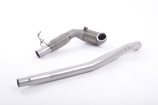 Milltek Cast Downpipe with Race Cat Exhaust - Volkswagen Golf MK7 R 2.0 TSI 300PS 2014-2016