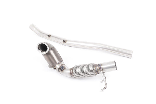 Milltek Large Bore Downpipe and Hi-Flow Sports Cat Exhaust - Volkswagen Golf Mk7.5 R Estate / Variant 2.0 TSI 300PS (GPF Equipped Models Only) 2019-2020