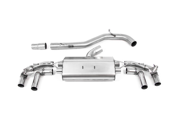 Milltek Particulate Filter-back Exhaust - Volkswagen Golf Mk8 R 2.0 TSI 320PS (GPF Equipped Models Only) 2021-2023