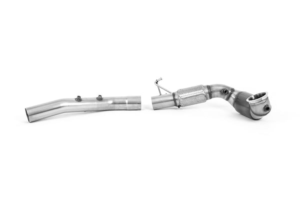 Milltek Large Bore Downpipe and Hi-Flow Sports Cat Exhaust - Volkswagen Golf Mk8 GTi (245ps OPF/GPF Equipped Models Only) 2020-2023