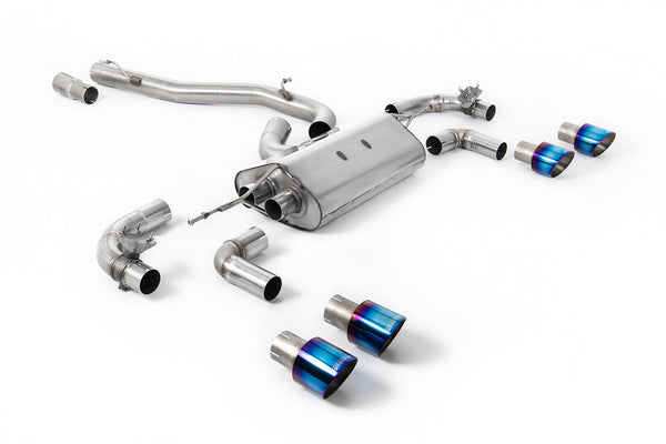 Milltek Cat-back Exhaust - Volkswagen Golf Mk7.5 R 2.0 TSI 300PS (GPF Equipped Models Only) - 80mm Race Systems 2019-2022