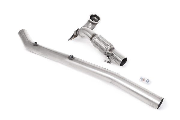 Milltek Large-bore Downpipe and De-cat Exhaust - Volkswagen Golf Mk8 R 2.0 TSI 320PS (Non-GPF / North American Models Only ) 2022-2023