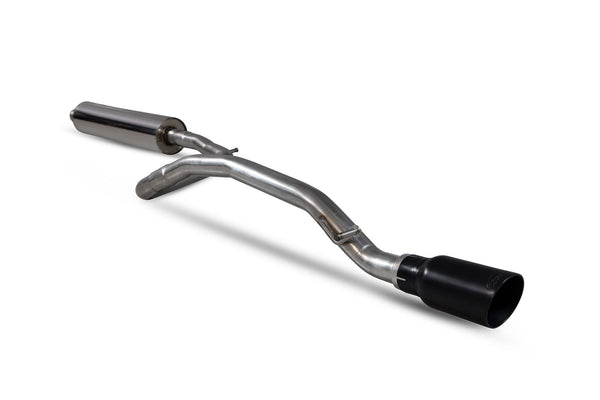 Scorpion Resonated Cat Back Exhaust System (Daytona Black Tip) - Volkswagen UP! GTI - UP! TSI