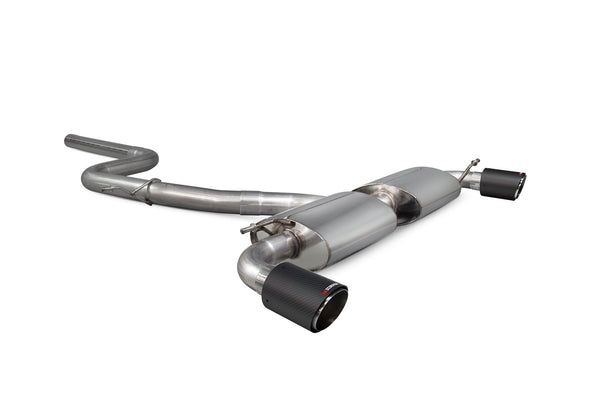 Scorpion Non-Resonated Cat Back Exhaust System (Ascari Tip) - Volkswagen Scirocco R