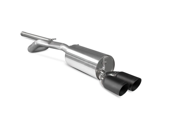 Scorpion Non-Resonated Cat Back Exhaust System (Daytona Twin Black Tip) - Volkswagen Polo GTI 1.8T 6C