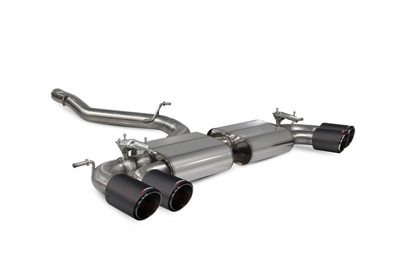 Scorpion Non-Resonated Cat-GPF Exhaust Back System (Valved - Ascari Tip) - Volkswagen Golf R MK7.5 Facelift GPF & Non GPF Models