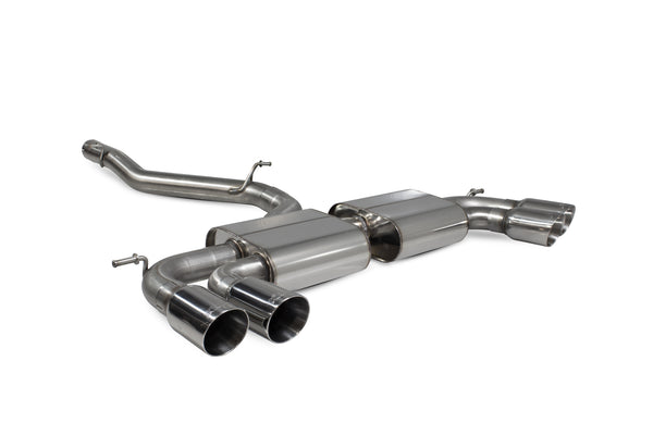 Scorpion Non-Resonated Cat-GPF Exhaust Back System (Non-Valved - Daytona Tip) - Volkswagen Golf R MK7.5 Facelift GPF & Non GPF Models