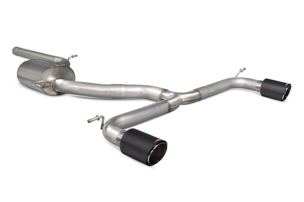 Scorpion Non-Resonated Cat Back Exhaust System (Ascari Tip) - Volkswagen Golf MK7.5 GTI Non GPF Model Only