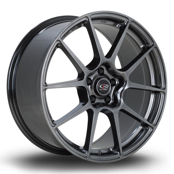 Rota AR10 5x108 19" 9J ET42 Hyper Black Alloy Wheel