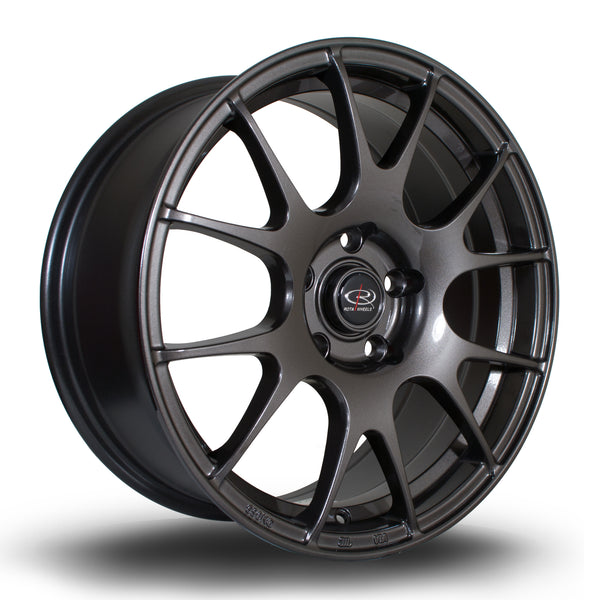 Rota Blitz 4x100 17" 7.5J ET35 Gunmetal Alloy Wheel